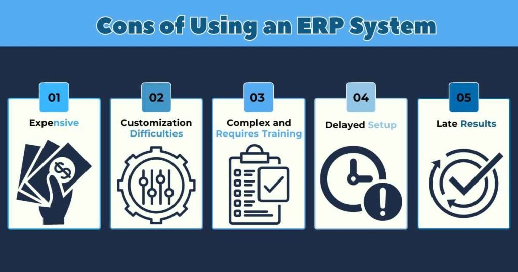 Cons of Using an ERP System