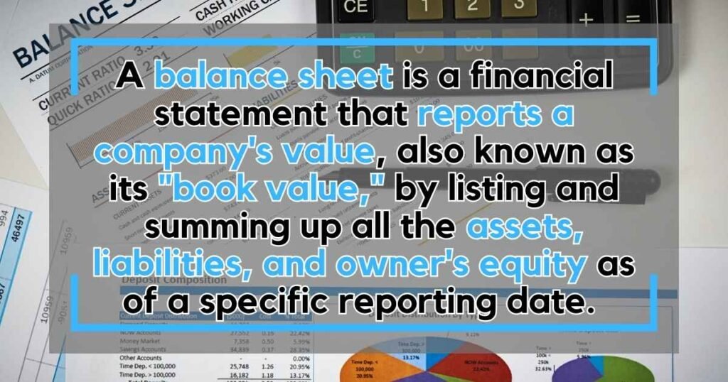 The Structure of the Balance Sheet