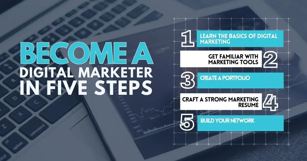 Become a Digital Marketer in Five Steps