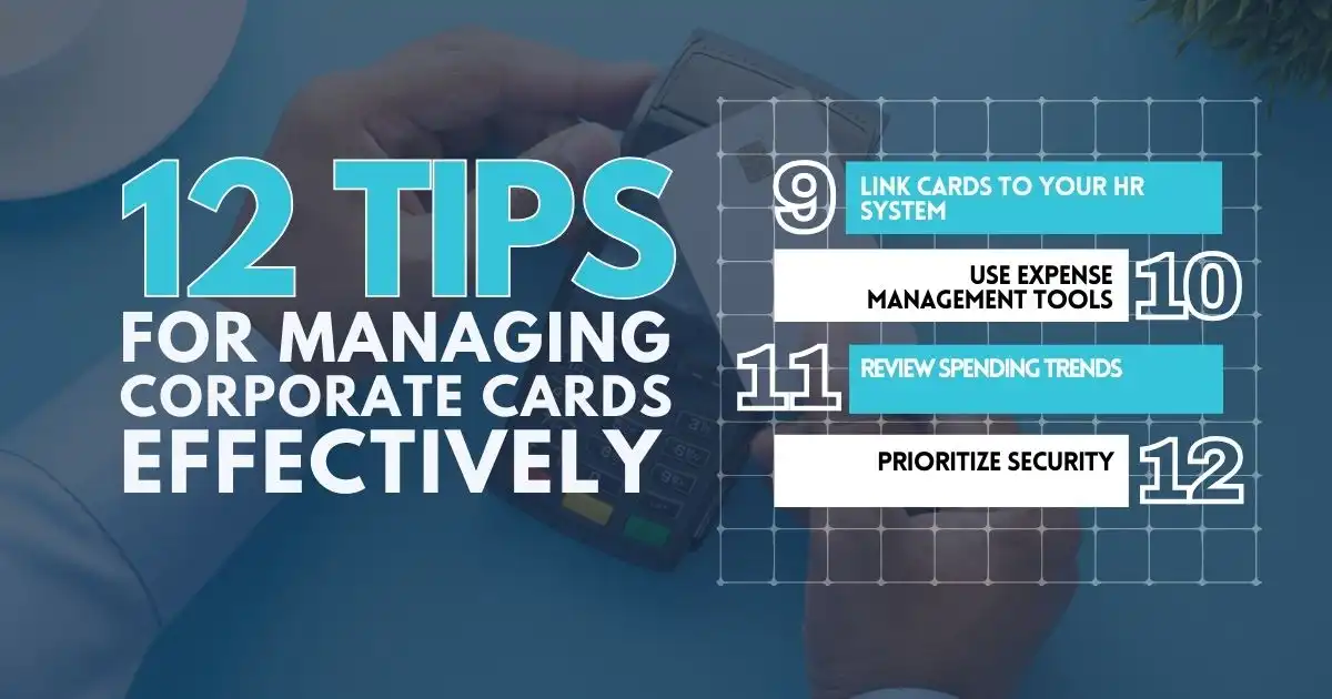 Tips for Managing Corporate Cards 