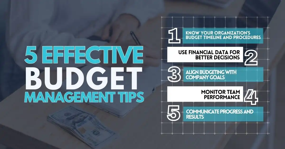 5 Effective Budget Management Tips