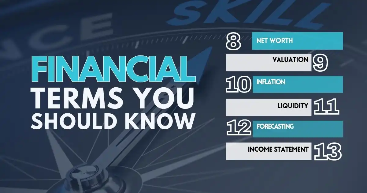 13 Financial Terms You Should Know