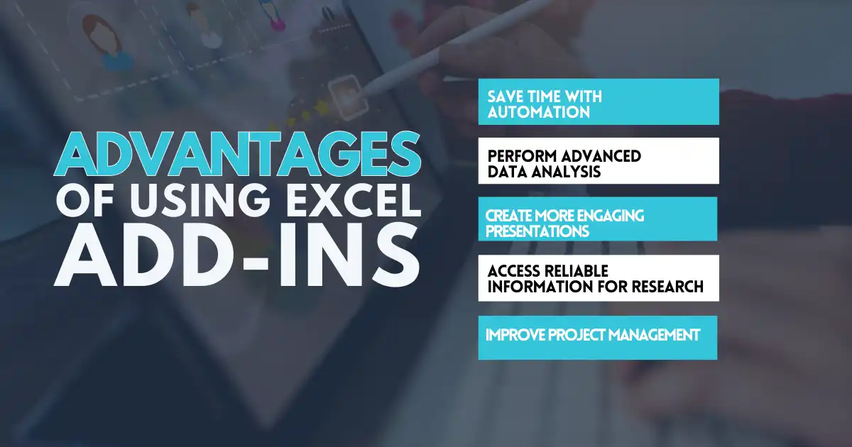 Advantages of Using Excel Add-ins