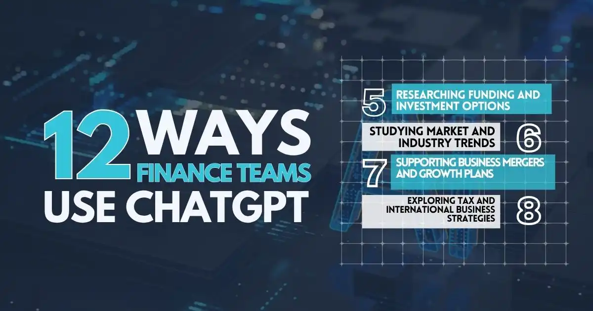 Ways Finance Teams Use ChatGPT (2)