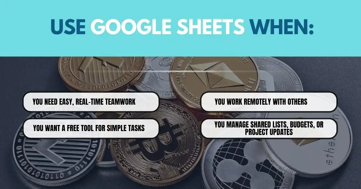 When to Use Google Sheets Tool