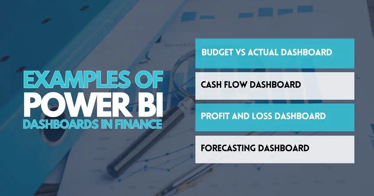 Examples of Power BI Dashboards in Finance